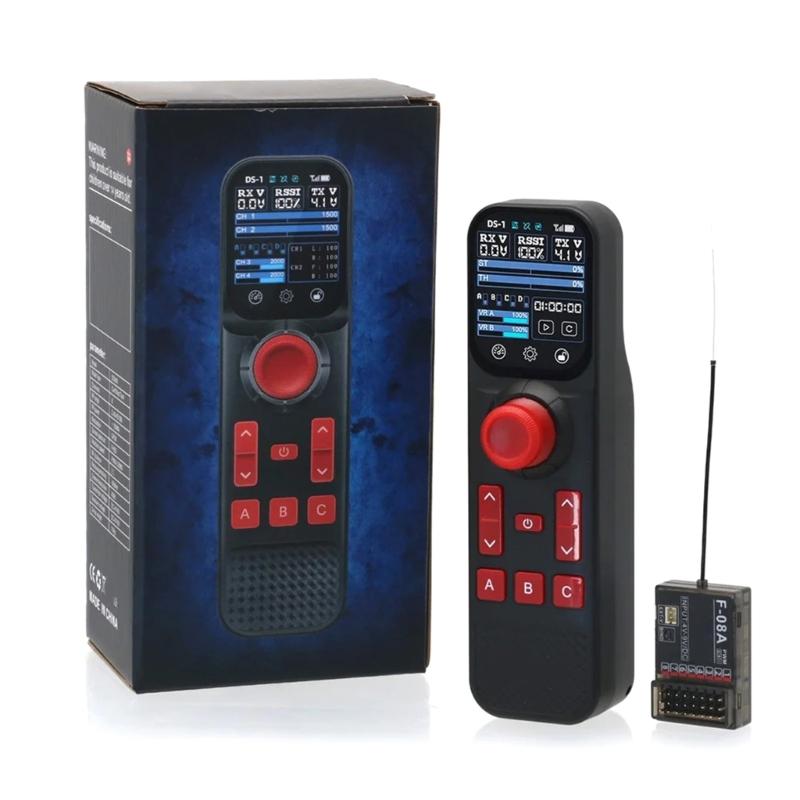DS800 2.4Ghz 8 Function Wireless Device With F08A Receiver For Miniature Vehicles And Watercrafts
