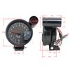 5 Inch Tachometer Gauge Black 7 Colors Backlight with Shift Light Peak Sound LED Flash When RPM Warning Tachometer Gauge