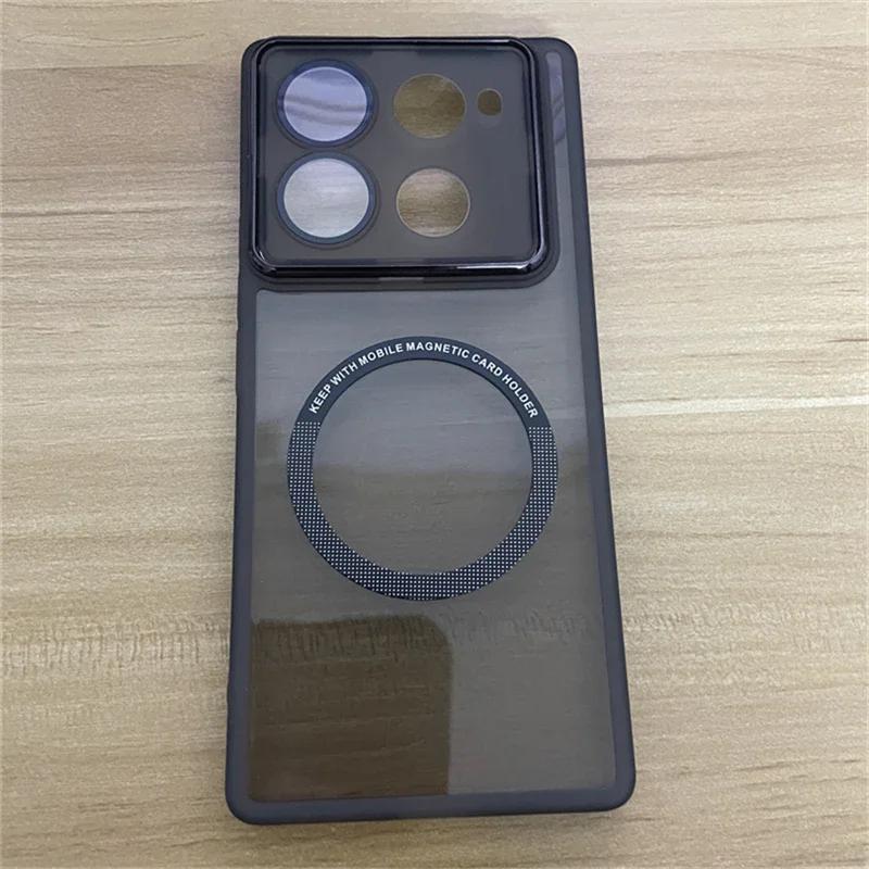 Магнитный TPU Защитный Чехол для Infinix SPARK 30 C Pro Note 40 X HOT 50 I Pro Plus 4G 5G Блестящий Прочный Ударопрочный Чехол для Телефона