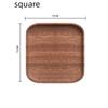 Oval/Rectangle Walnut Wooden Tray Solid Wood Plate TrayRectangular Dinner Plate  for Kitchen