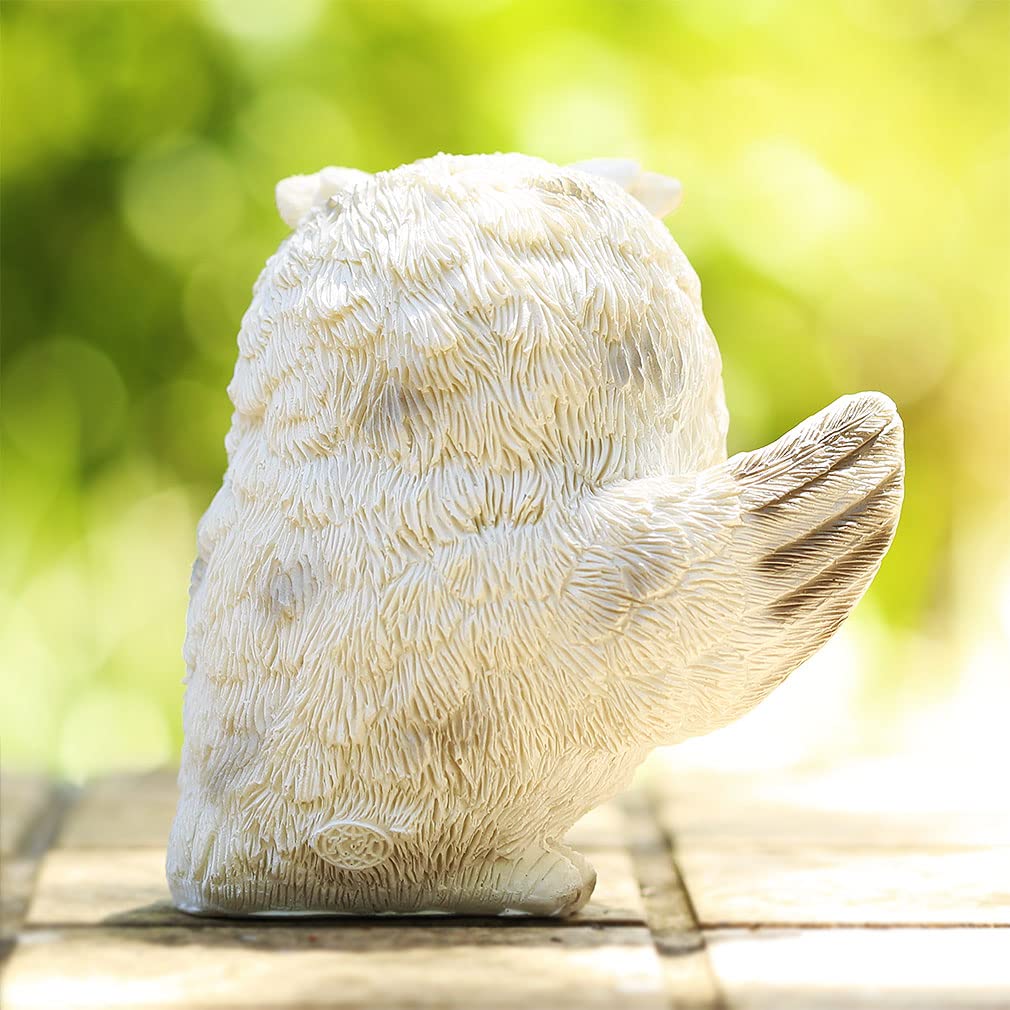 [Devalier] mo03 Фигурка совы, Сова из смолы, Идеальный подарок на дни рождения (Совиные приветствия лол)