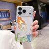 Заводской УФ-покрашенный мультяшный динозавр прозрачный чехол для мобильного телефона iPhone17 противоударный и защищенный от падений мягкий чехол партия