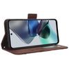 For Motorola Moto G13 4G/G23 4G PU Leather Phone Protective Cover Multiple Card Slots Anti-drop Stand Wallet Case