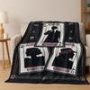 2026 Tommy Shelby P-Peaky B-Blinders Art Flannel Blanket,Cozy Soft Throw Blanket for Home Bedroom Bed Sofa Picnic Cover Gift