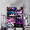 Disney 5D DIY Diamond Painting Alice in Wonderland Cheshire Cat Group Illustration Embroidered Mosaic Cross Stitch Home Decor Gifts Crafts