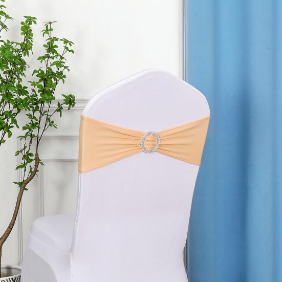 10Pcs Chair Back Flower Elastic Wrinkle-Resistant Chair Cover No-tie Chair Back Sleeve Hotels Weddings Decor
