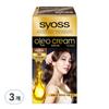 Scios НОВАЯ краска для волос премиум-класса Oleo Cream, 3N Королевский коричневый, 3 шт.