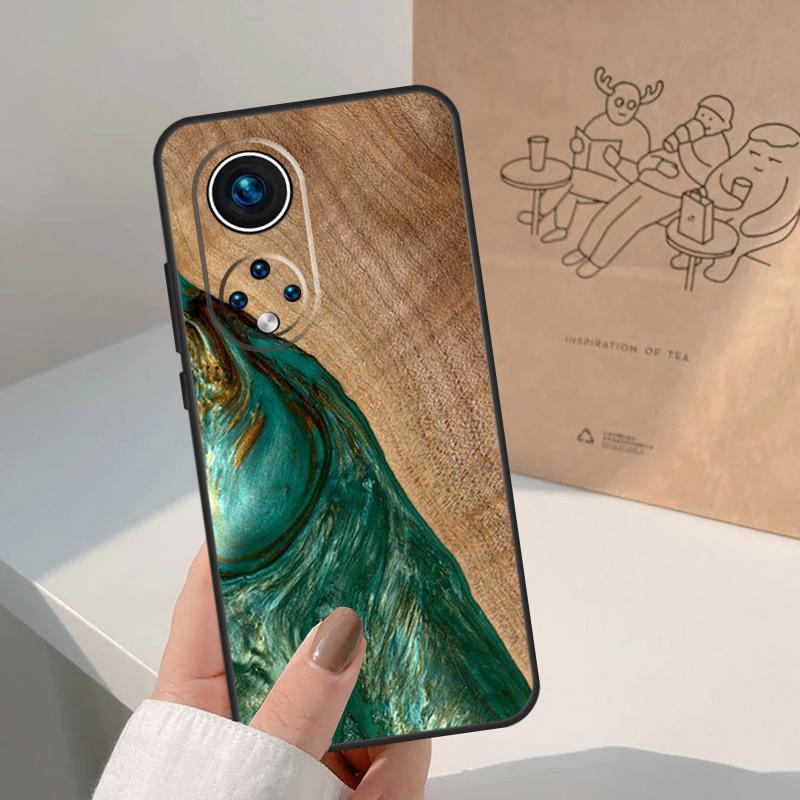 Гибридный Дерево-Смола Для Чехла Honor Magic 8 Pro 7 6 5 Lite Для Honor Win RT 200 400 50 70 90 X8b X9a X9b X9c X9d