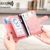Purse Travel Wallet Card Holder Storage Card Bag Portable Certificate Storage Bag Women