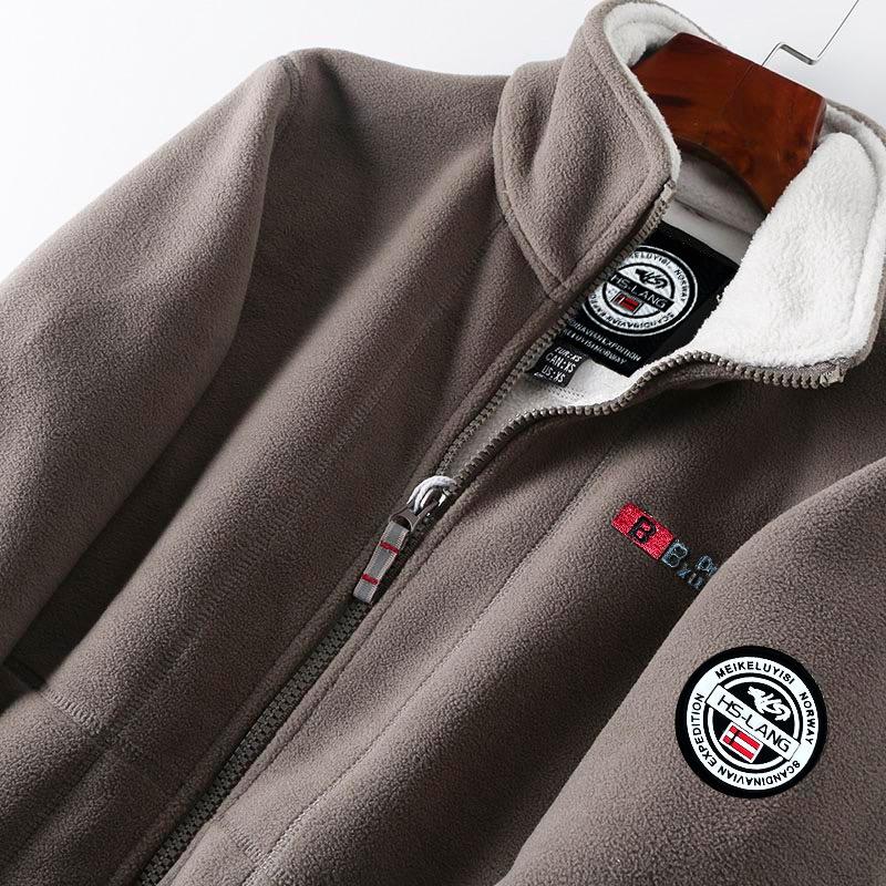 Куртка осенне-зимняя мужская двухсторонняя хлопковая утепленная куртка теплая повседневная свободная куртка