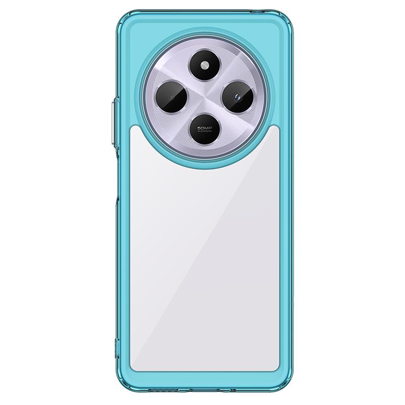 Для Xiaomi Poco C75 чехол чехол Poco C75 Capas новый ударопрочный телефон бампер задняя броня цвет прозрачный прозрачный Fundas Poco C75
