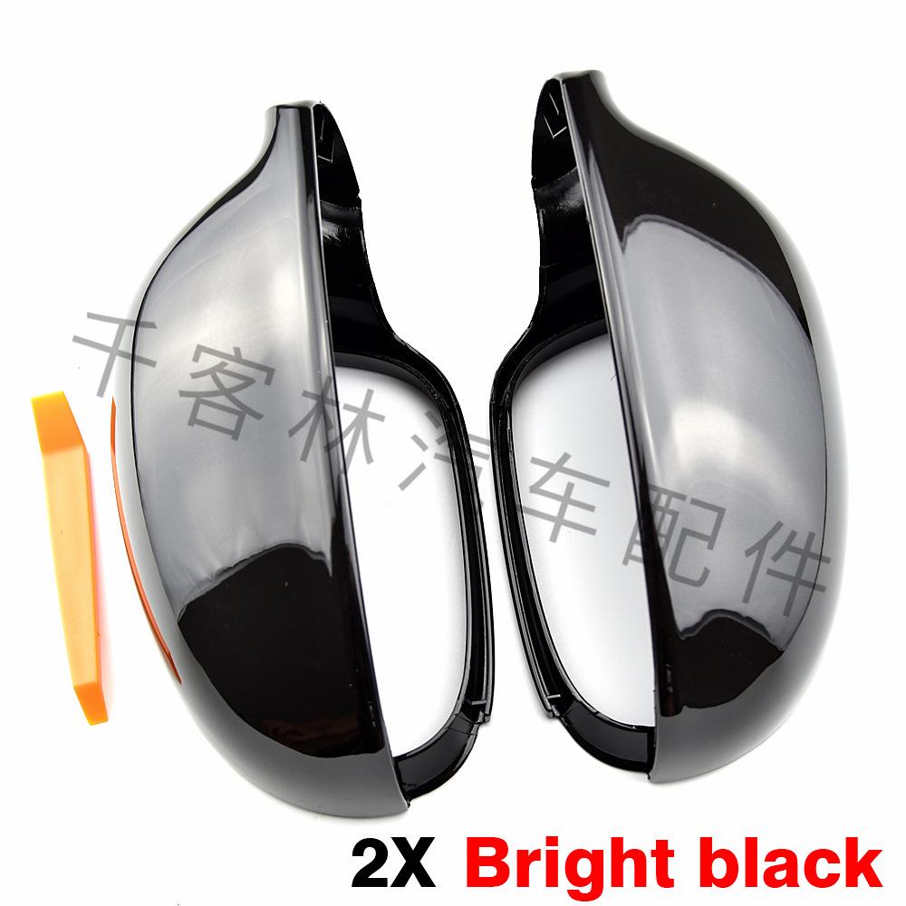 Gloss Black Rearview Mirror Shell for Volkswagen Old Sagitar Golf 5 MK5
