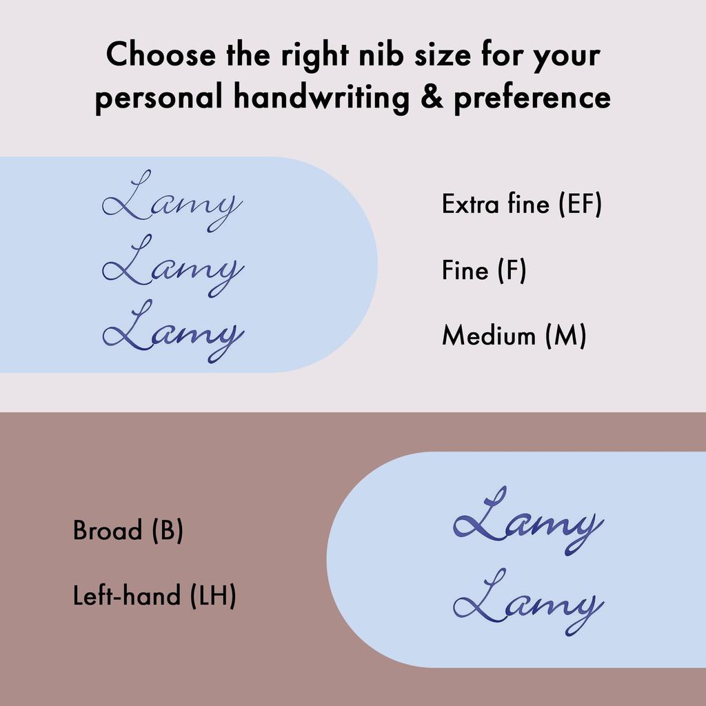 Lamy Черная перьевая ручка Эргономичная ручка и черное стальное перо Размер F Легкий алюминиевый корпус LAMY T 10 с синим картриджем AL-star - - - - Для правшей