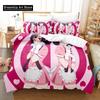 Комплект постельного белья Kawaii Grils Blend S Single Twin Full Queen King Size Bed Set Adult Kids Bedroom Duvet Cover Sets Anime Bed Sheet Set