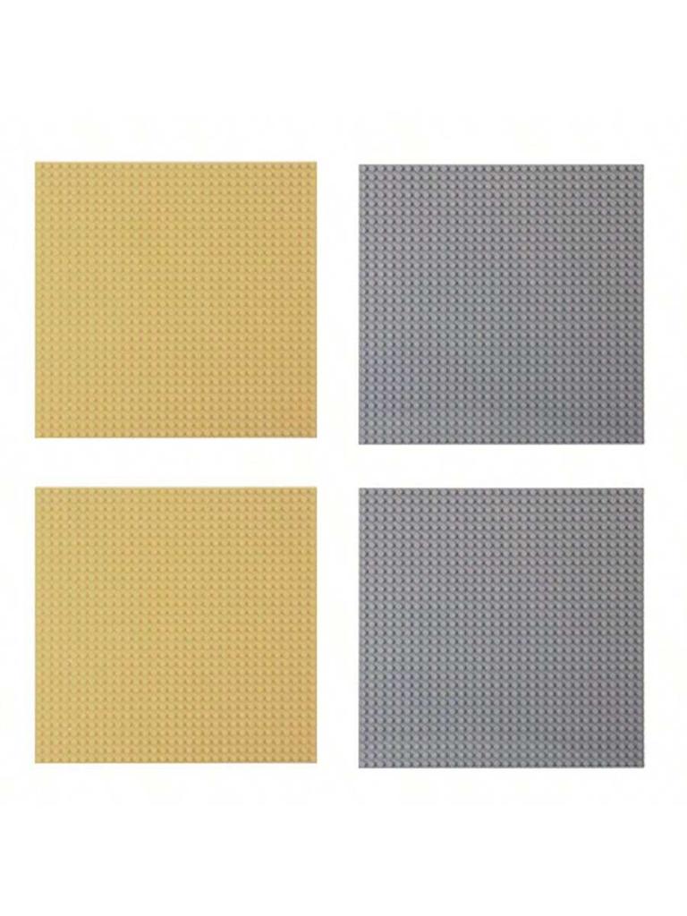 4 шт. Базовых пластины 32x32 Точек Классические BasePlates Блоки Пластиковые Строительные Кирпичики Сборка Совместимый Бренд MOC Friends City