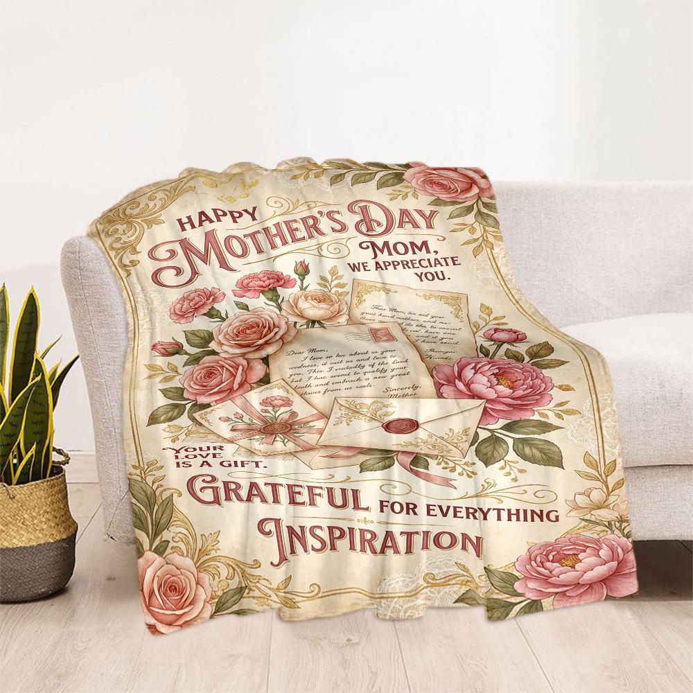 Mother's Love And Strength Blanket Suitable for sofas,travel, living rooms also a good gift for friends and family Suitable for all seasons.