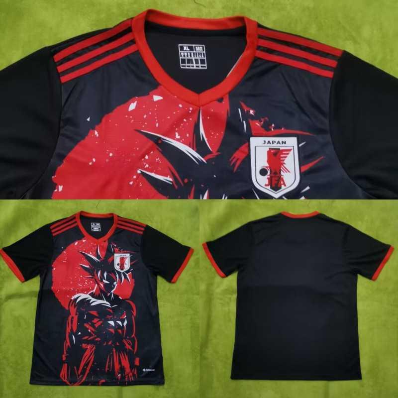 Japan Y3 National Team Edition Football Jersey Anime Print Short Sleeve Men Cycling Sports