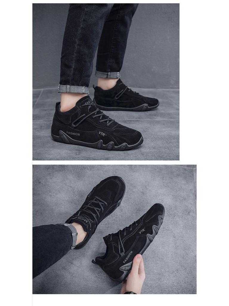 Men's Breathable Non-Slip Work Shoes - Spring Casual Sports and Construction Sneakers