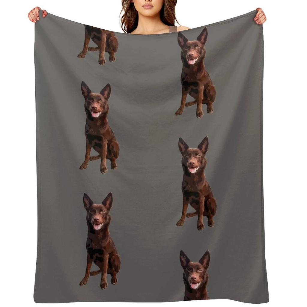 Kelpie - Australian Kelpie Throw Blanket Summer Furry Soft Plaid For Sofa Thin Blankets