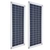 2x10W Monocrystalline Silicon Solar Panel Emergency Battery Charger Kit Photovoltaic Panel for RV