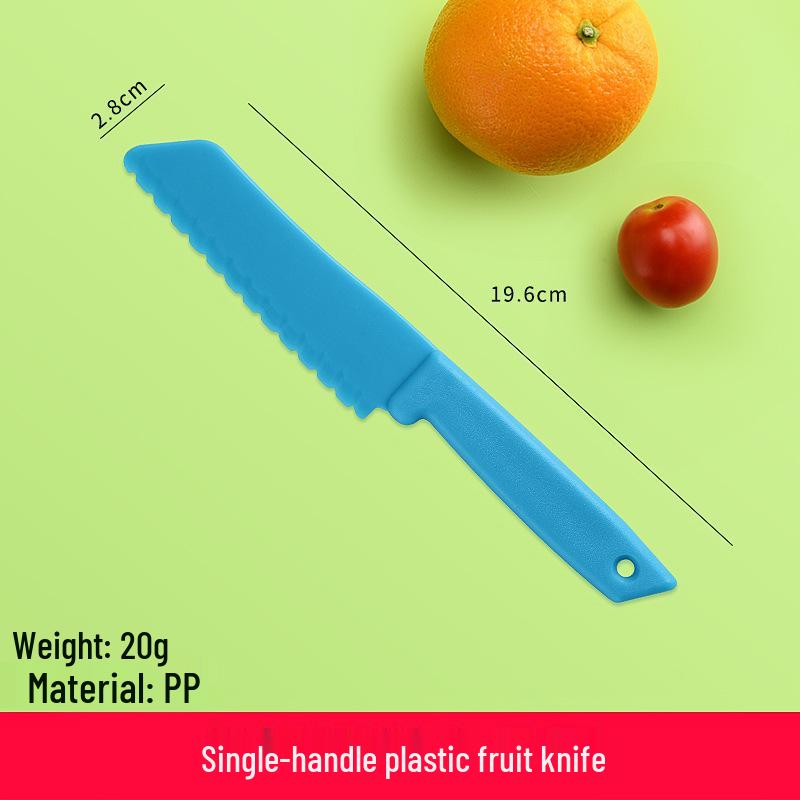 Children's Safe Plastic Knife Set – Ideal for Early Education and Kindergarten.