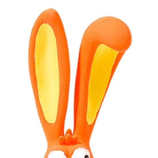 Собачья резиновая жевательная игрушка, милая форма животного, игрушка для прорезывания зубов щенка, пищащий жевательный мяч для собаки с текстурированной поверхностью для здоровья зубов, интерактивная тренировка, тревога