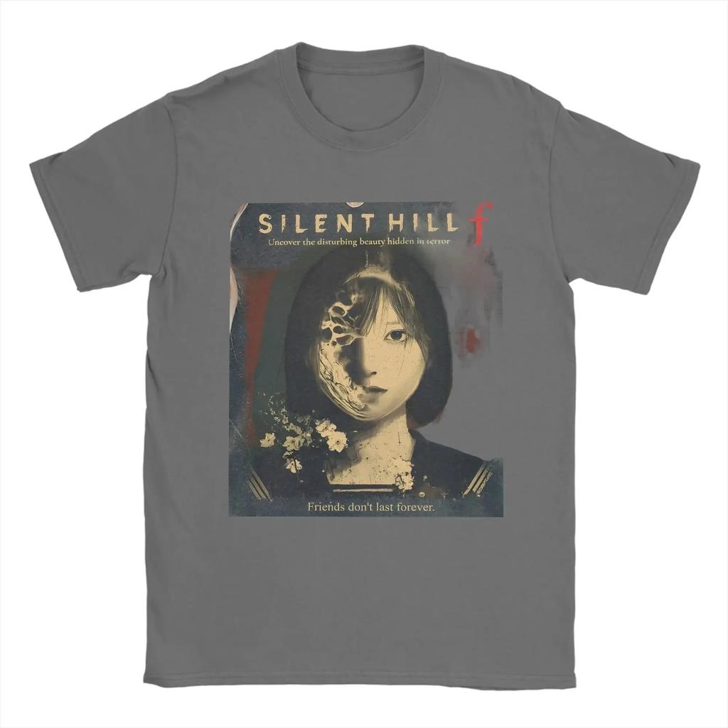 Топ Модные Футболки Горячая Новинка Игра Ужасов Silent Hill F Футболки Хинако Симидзу Хлопковая Одежда Хлопок Самые Продаваемые Круглый Вырез мягкий
