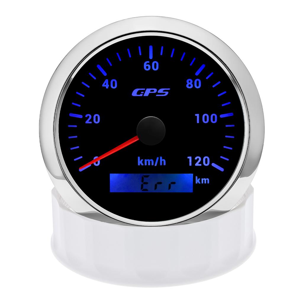 30/60/80/120/200 км/ч 7 цветов подсветки 85 мм GPS спидометр с GPS антенной мотоцикл лодка автомобиль грузовик измеритель скорости