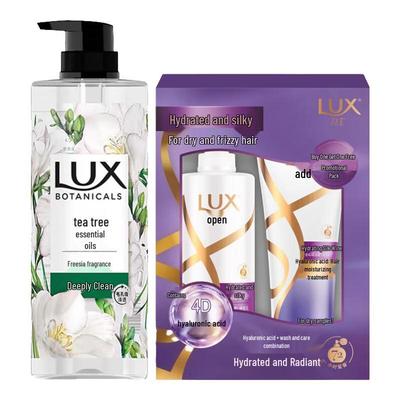 Гель для душа с ароматом фрезии Lux и Увлажняющий уход за волосами - Выгодный набор