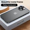 Металлические Чехлы Для Телефонов Для 12 13 14 15 16 17 Pro Max Plus Чехол Магнитный Алюминиевый Каркас Оболочка Телефона Для 17Air 16Plus