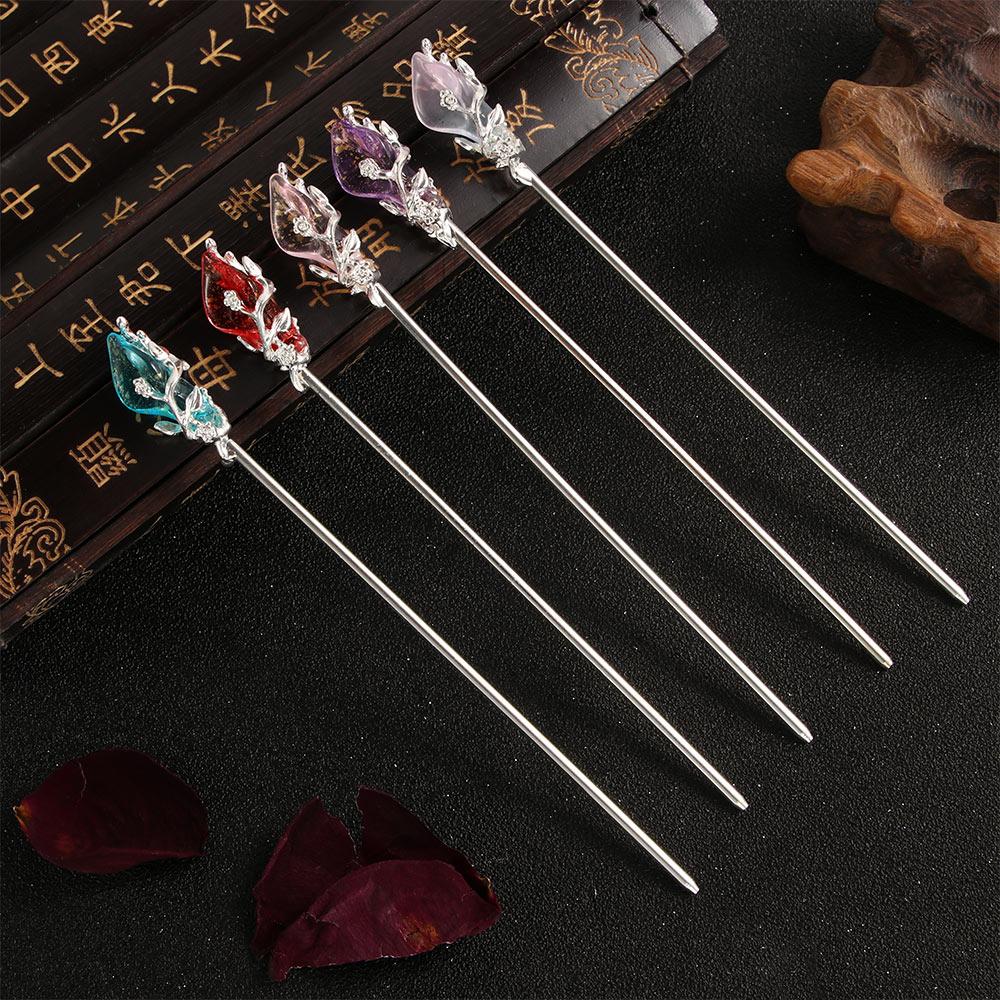 Hanfu Accessories Metal Chinese Style Vintage Hair Fork Metal Hairpin Hair Stick Hair Chopsticks
