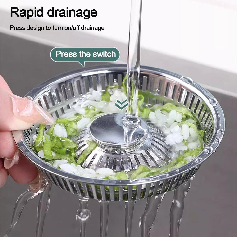 Floor Drain Plug Kitchen Sink Strainer Anti-blocking Food Waste Catcher Durable Drain Filter