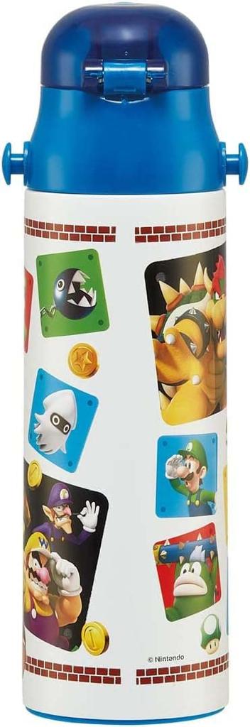 Skater Бутылка для воды 580 мл Super Mario 23 Direct Drinking нержавеющая сталь спортивная бутылка SDC6N-A