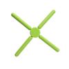1pcs Kitchen Utility Foldable Cross Silicone Trivets Expandable Holder Collapsible and Non-Slip for Cooking Pots and Pans Table Mat