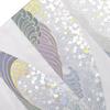 Used Fukuro Obi Formal Fukuro Obi Pure Silk Drum Pattern Silver Foil Wave Length 430cm Width 31cm Recycled Japanese Wear Party Theater Theater