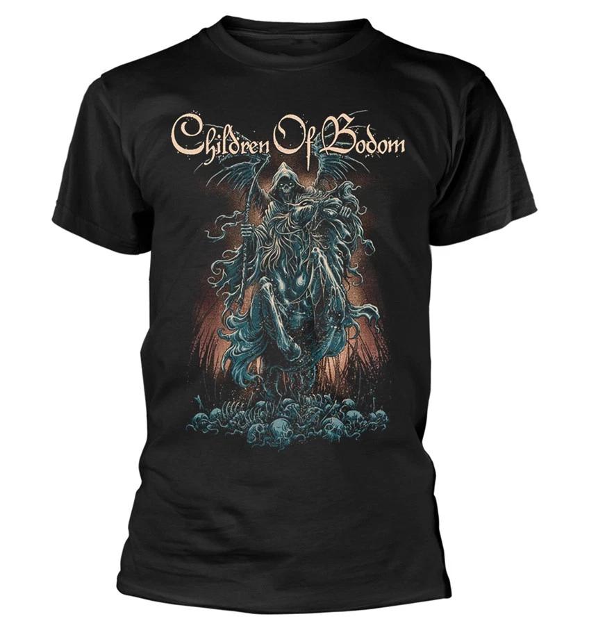 Children Of Bodom Всадник Жнец Футболка S-XXL Футболка Метал-группа Футболка Официальная