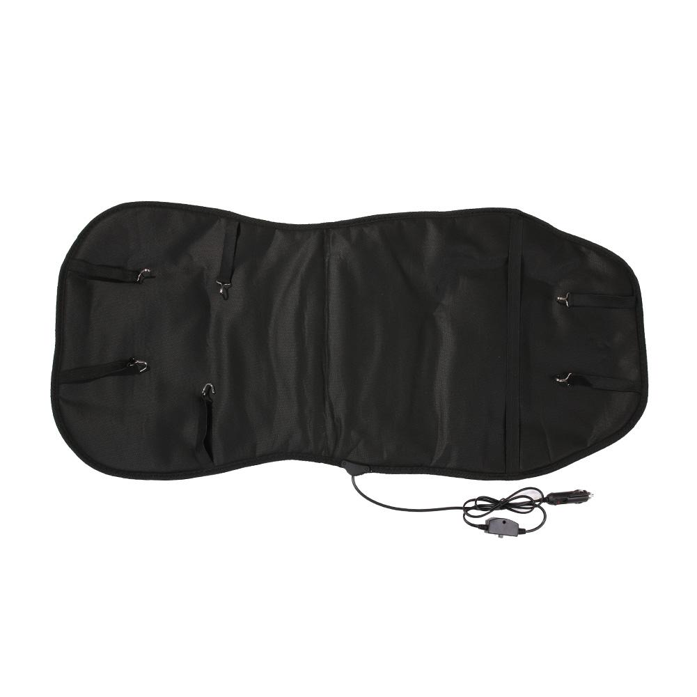Подогреваемая подушка на сиденье автомобиля Универсальная зимняя подушка на сиденье 12 В Подушка с подогревом для сиденья для всей спины и сиденья для зимы/холодных дней