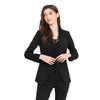 Tailored Long Double Peak Top and Bottom Sold Job Winter [VOZZA] Jacket, Women's Suit, Blazer, Women's, Sleeve, Button, Lapel, Lined, Plain,