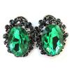 [M1862] - Green 'Sissi' Designer Earrings