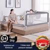 3-Sided Baby Bed Guardrail with Vertical Lifting for Safety & Anti-Collision