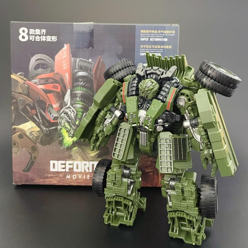 8 В 1 Трансформация Девастатор Робот Машина Игрушки Аниме Фигурки Действия Классическая Модель Инженерной Машины Мальчики H6001-8C