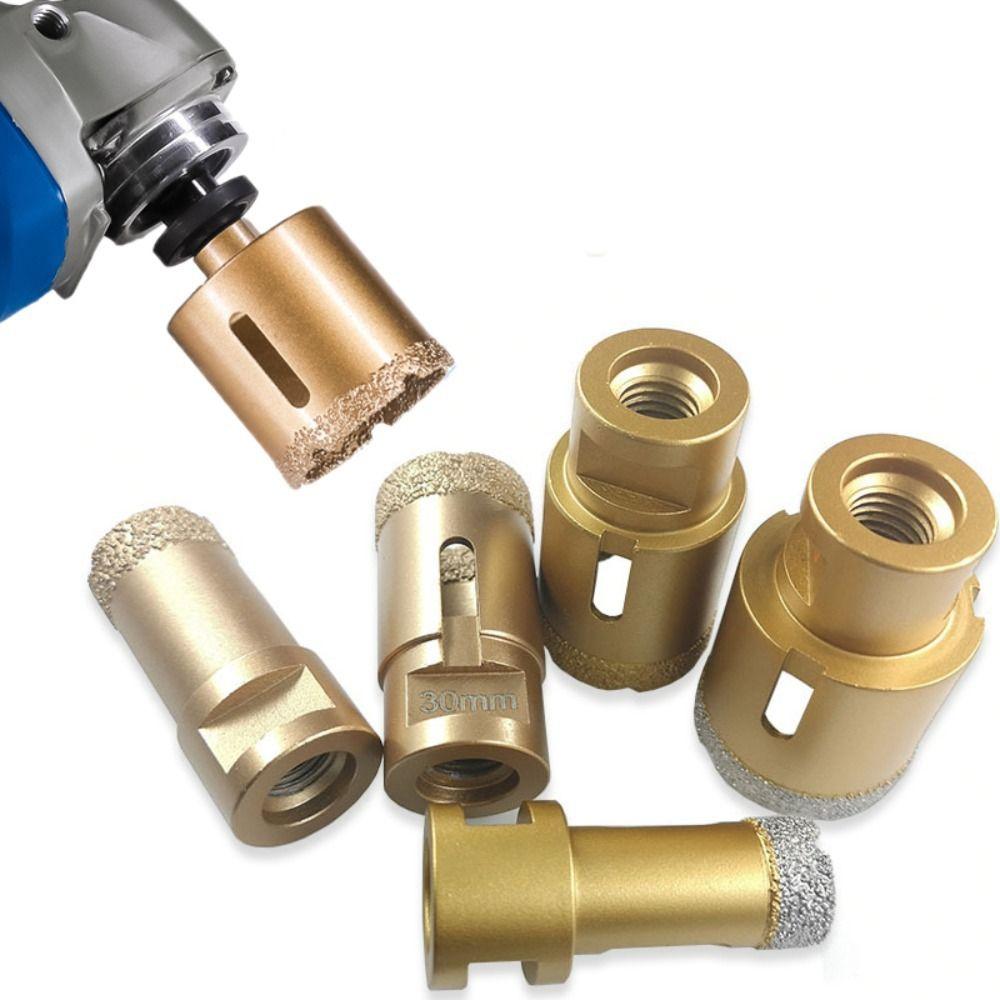 Marble Porcelain Drill Bit Tools Vacuum Braze  Tile Hole Opener Brazed Core Dry Drill