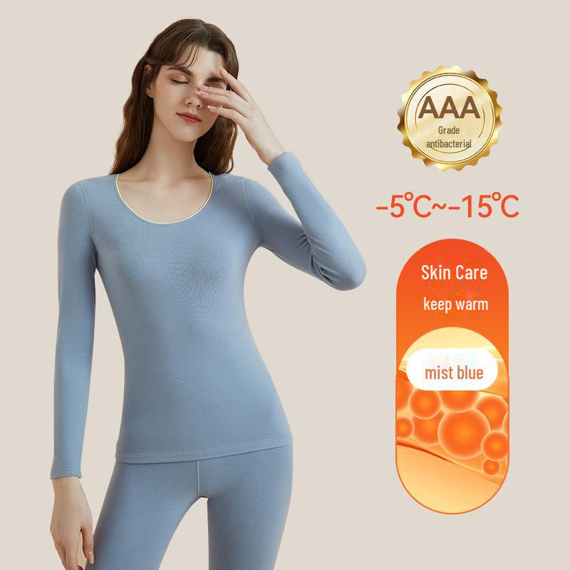 Aoweizi Бесшовная термосамосогревающаяся зимняя рубашка - Большой размер Базовый слой для ухода за кожей