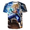 Летняя детская футболка Dragon Ball Super Ultra Instinct Goku с 3D-печатью для мальчиков и девочек, аниме DBZ, с коротким рукавом