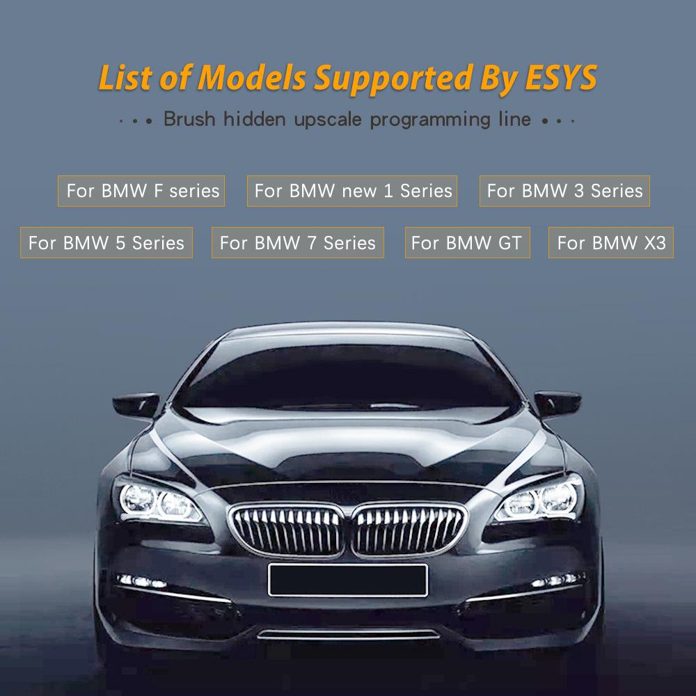Кабель ESYS ENET для BMW F-serie, обновление скрытых данных, кодирование ICOM, программатор ЭБУ OBD OBD2, сканер, автомобильный диагностический автоинструмент