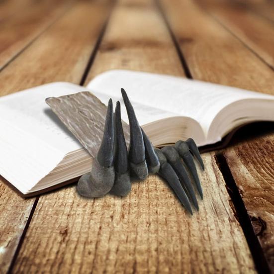 Закладка для книги «Рука дьявола на Хэллоуин» жуткая 3D-коготь демона из смолы «Рука призрака»