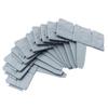 Garden PP Fence Edging,10Pcs Home Garden Border Edging Plastic Fence Stone DIY Yard Landscape Plant Fence Fit for Lawn Yard Flow