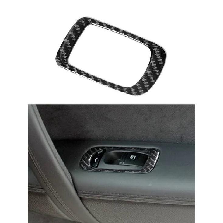 Door Lift Control Stickers For Porsche Cayenne 2003 2004 2005 2006 2007 2008 2009 2010 Carbon Fiber Car Interior Accessories