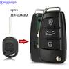 Jingyuqin 3Buttons Car Key Control Remote Key Shell Case For Chevrolet Optra Car Key Fob 315/433MHZ