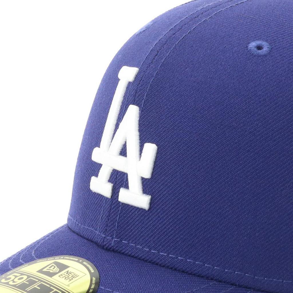 New Era 59FIFTY Los Angeles Dodgers Dark Royal Pre-Curved Cap, 62.5cm